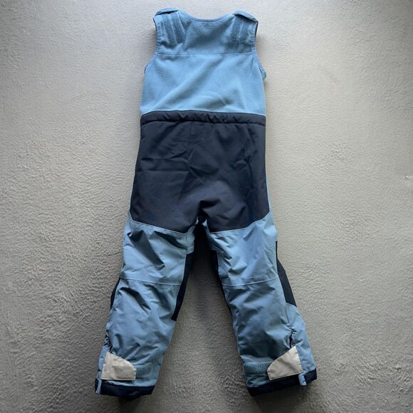 Helly-Hansen Kids Little Vertical Insulated Salopette Bib Pant 110/5 Blue Ski - Picture 2 of 16